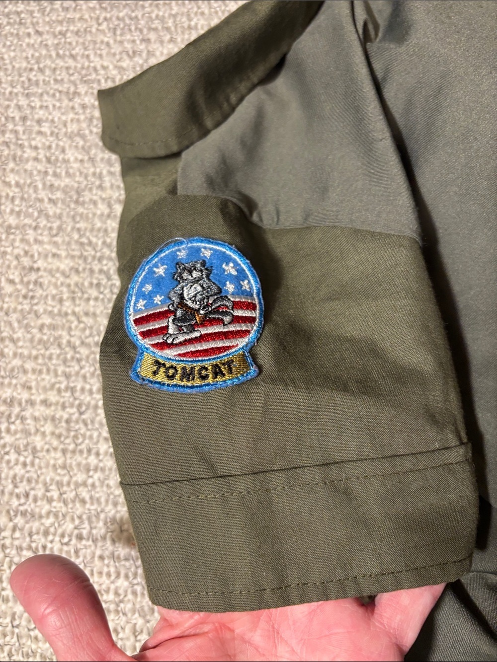 Top Gun Flight Dress Child Costume - Picture 11 of 14